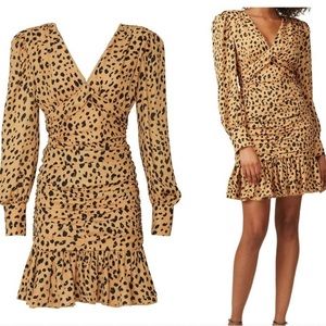 Nicholas Leopard Dress. Great for the holidays!